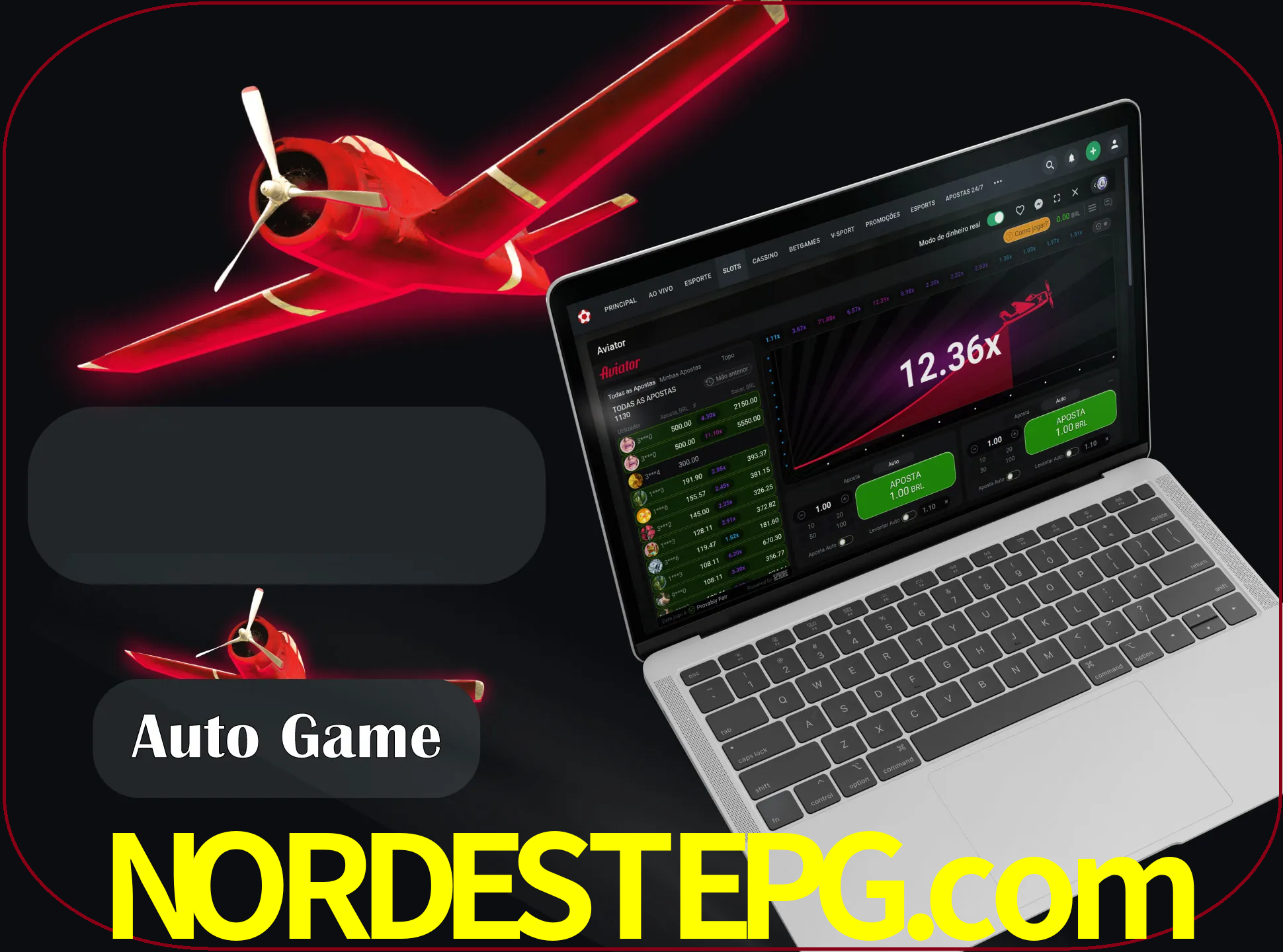 No modo automático, os jogos apostam e sacam seu dinheiro automaticamente.