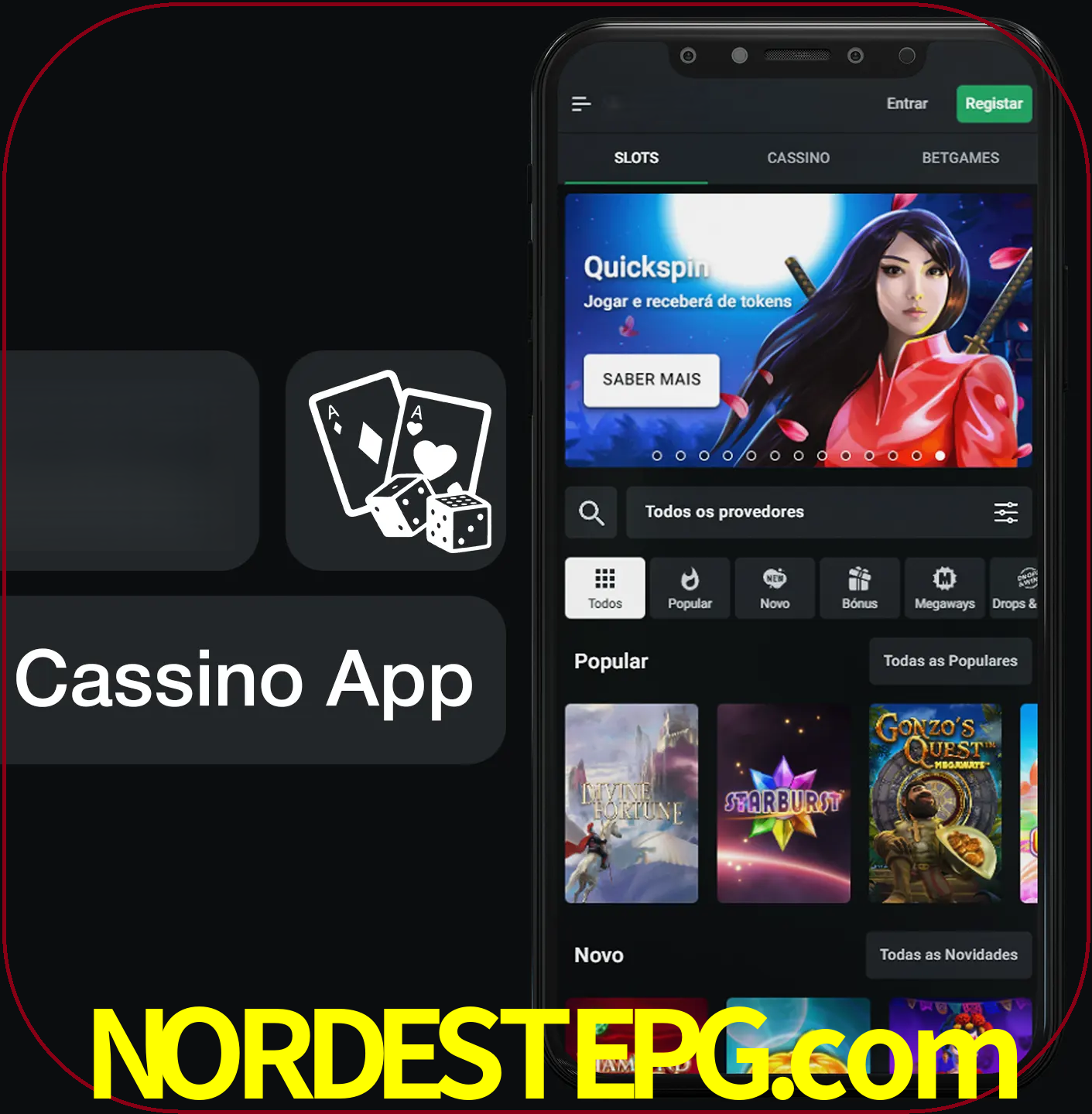 Jogue jogos de cassino e ganhe.