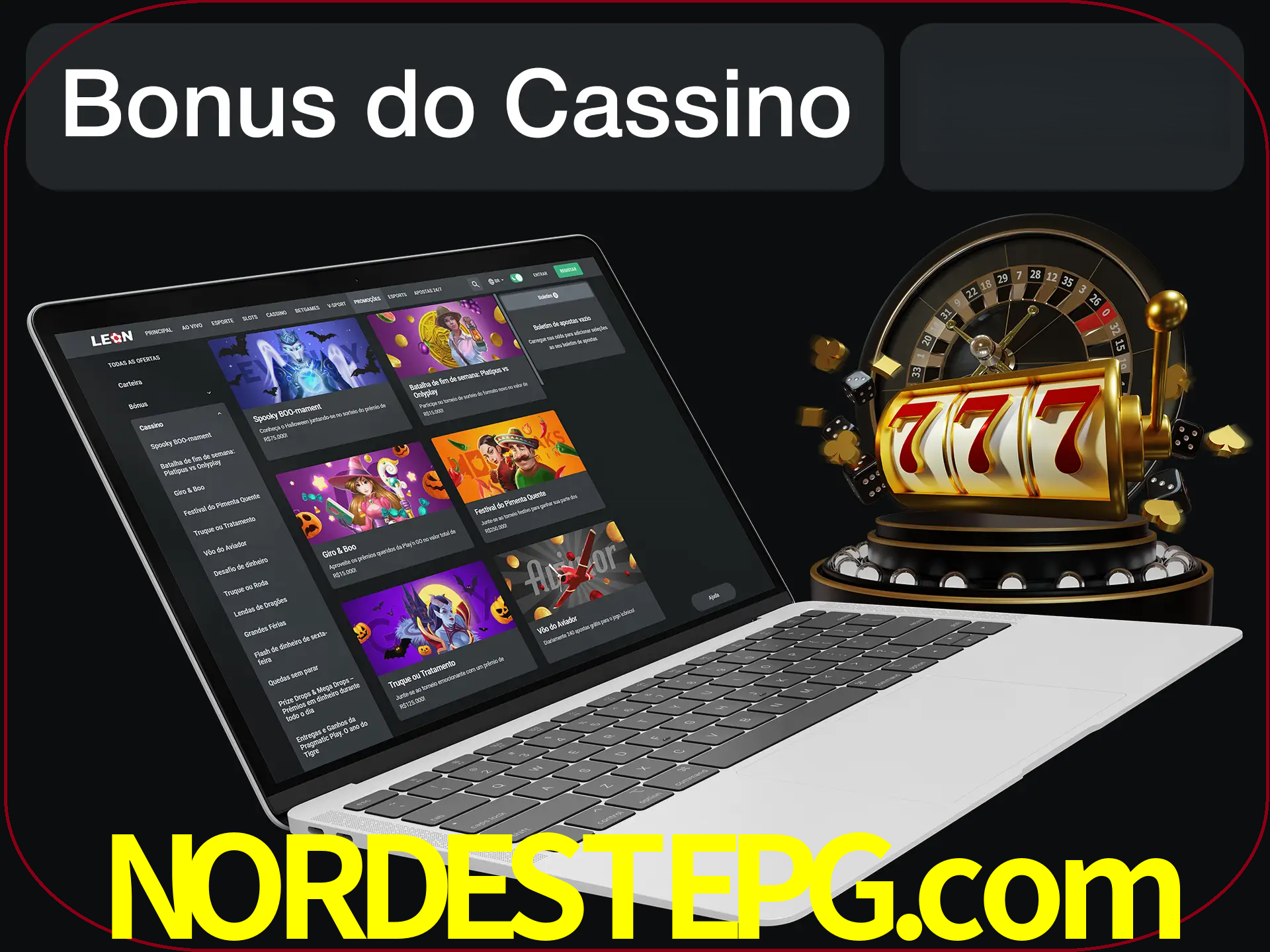 Use o bônus do cassino para começar melhor.