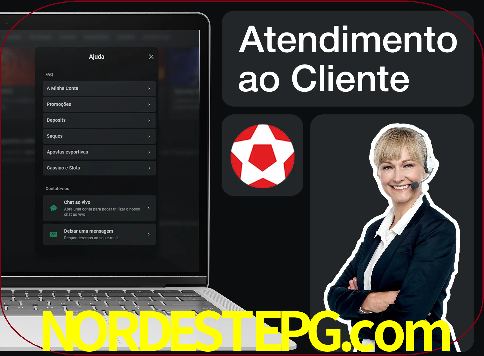 Você pode pedir nosso apoio para ajudar.