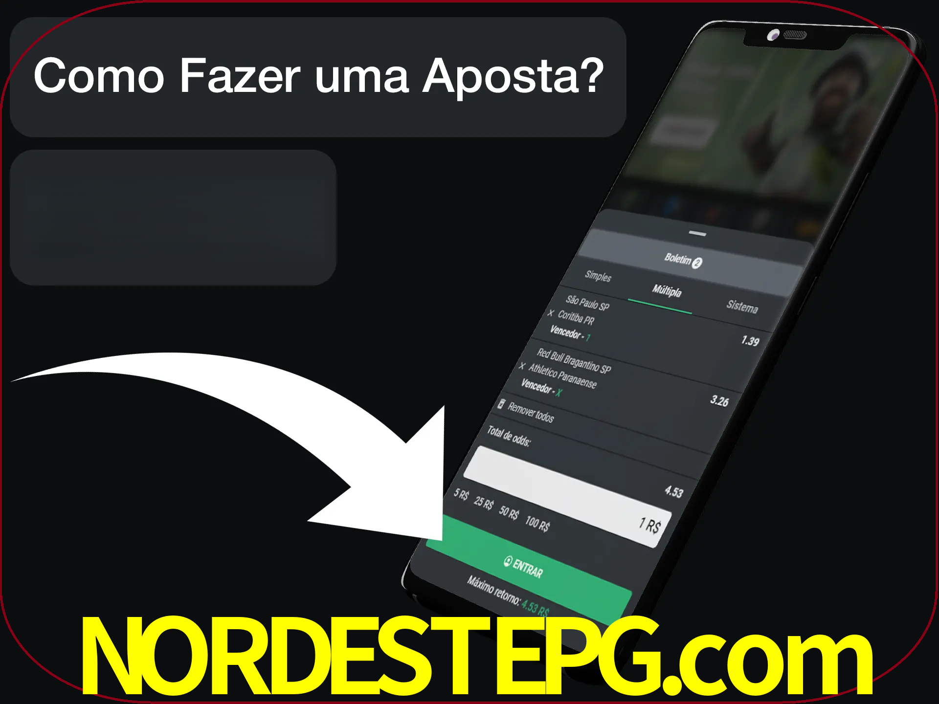 Preencha sua aposta e aguarde o resultado.