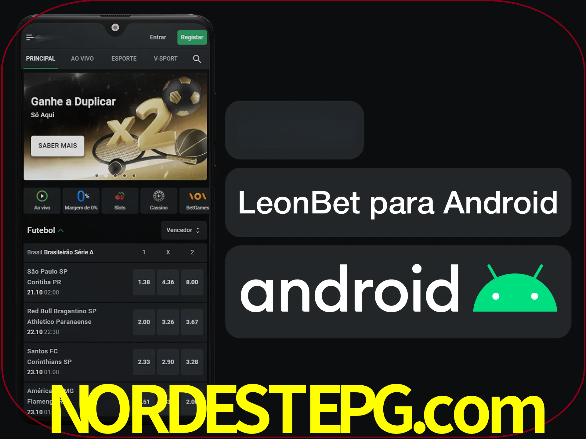 Adquira sua versão poket de LeonBet.