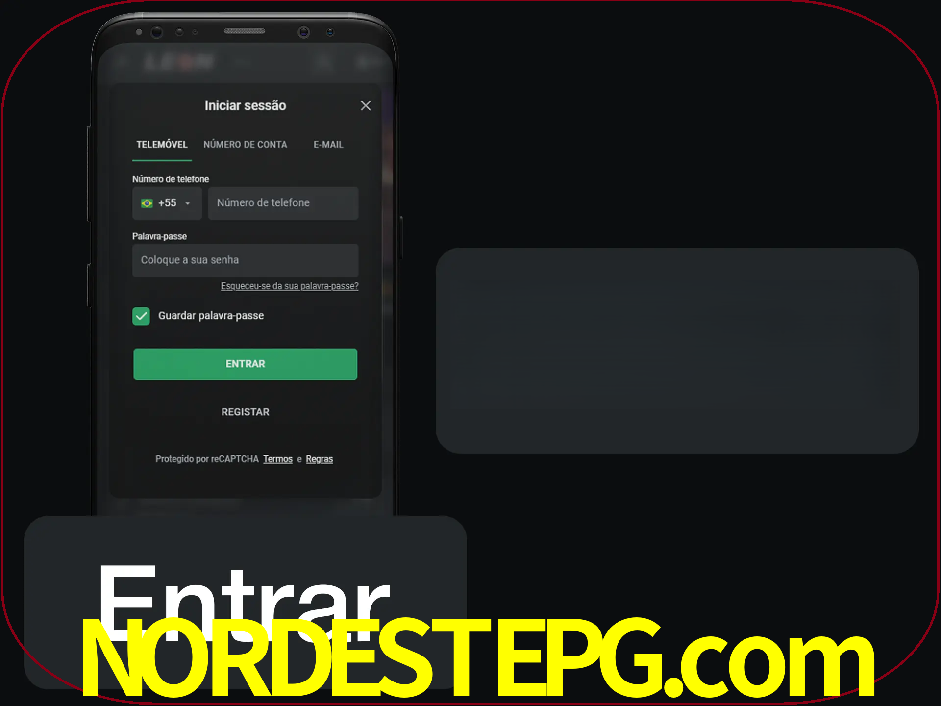 Faça o login para começar a apostar e jogar no cassino.