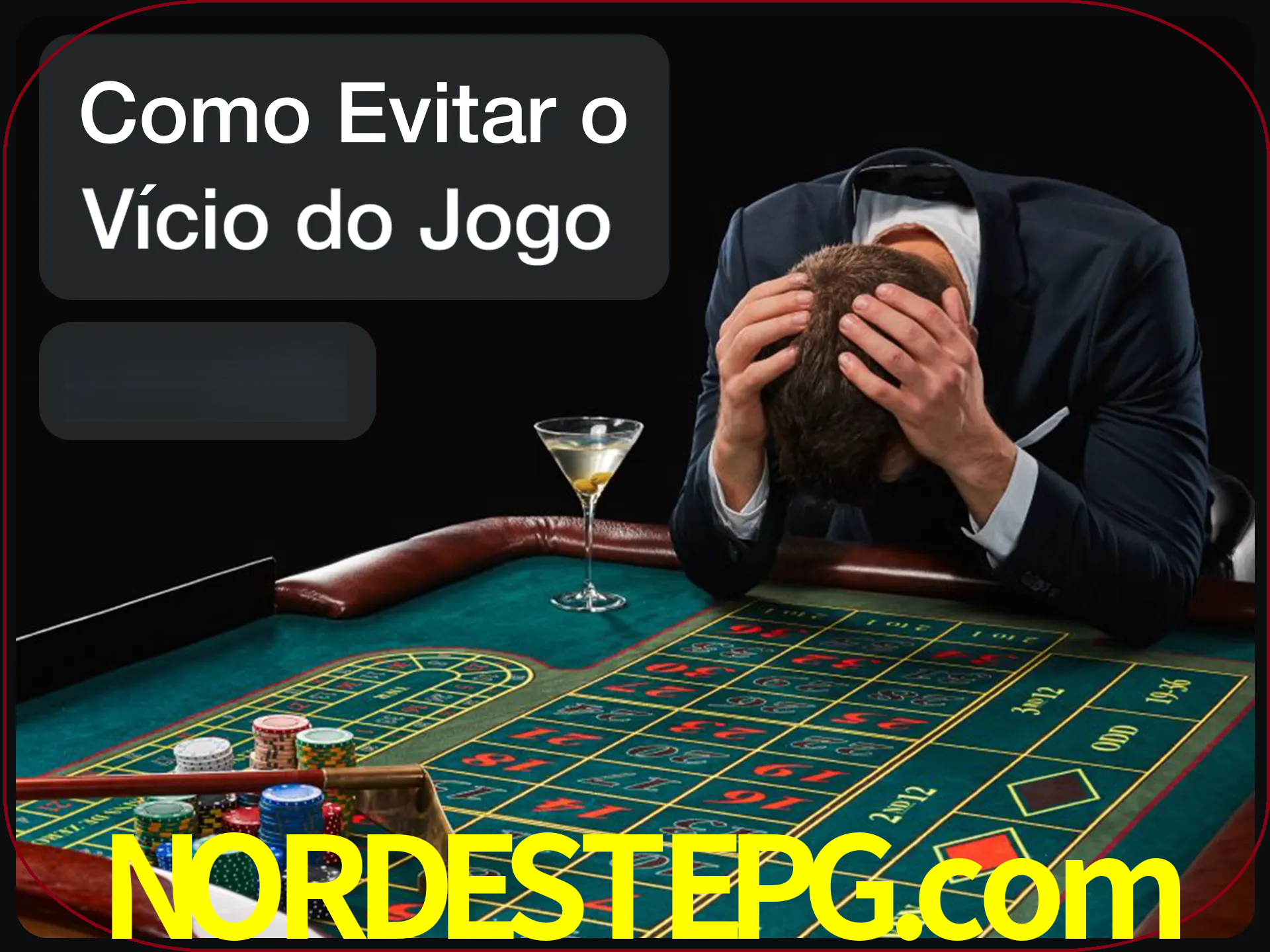 Você é responsável por cada uma de suas apostas.